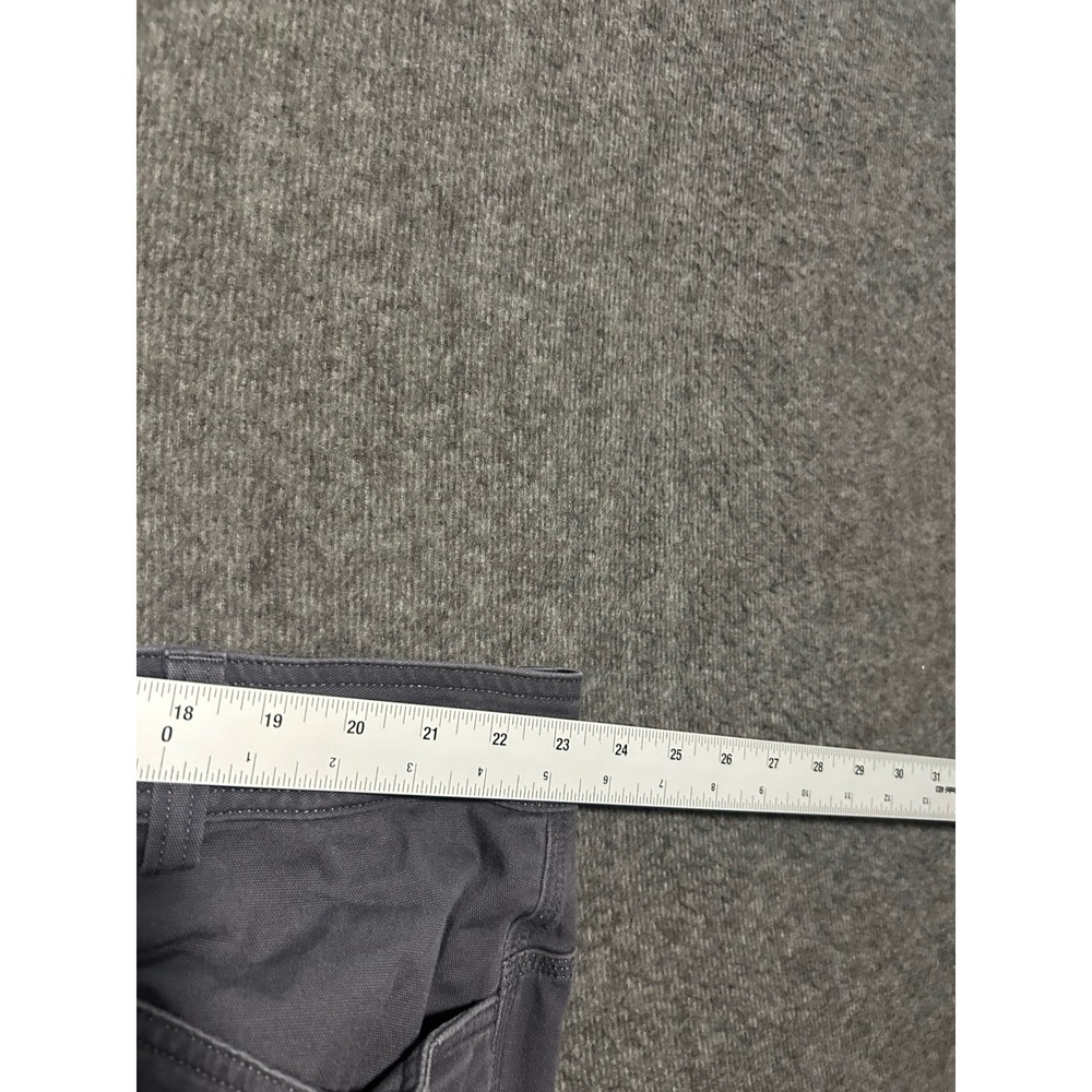 Brunt the martin pants mens gray canvas cotton wokr Fit 46X27 (tag 46X30) - Picture 6 of 8